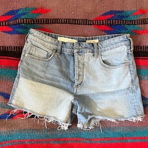 Pilcro and the Letterpress Light Blue Jean Shorts